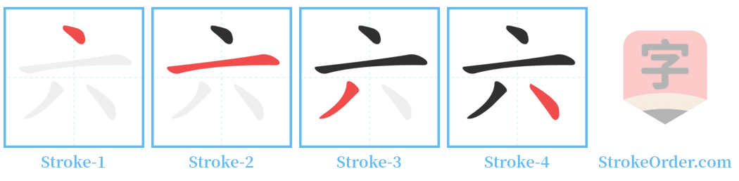 六 Stroke Order Diagrams