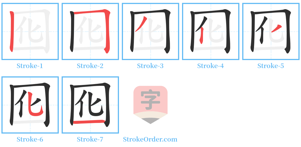 囮 Stroke Order Diagrams