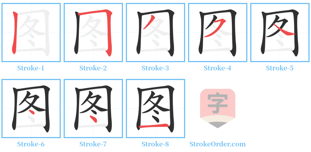 图 Stroke Order Diagrams