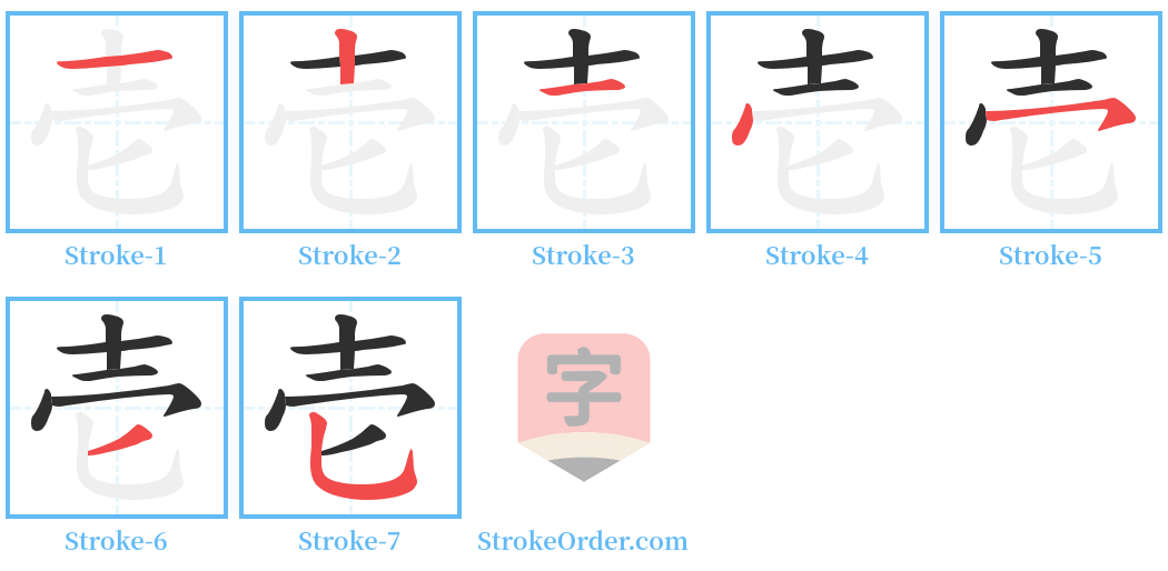 壱 Stroke Order Diagrams