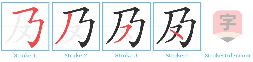 夃 Stroke Order Diagrams