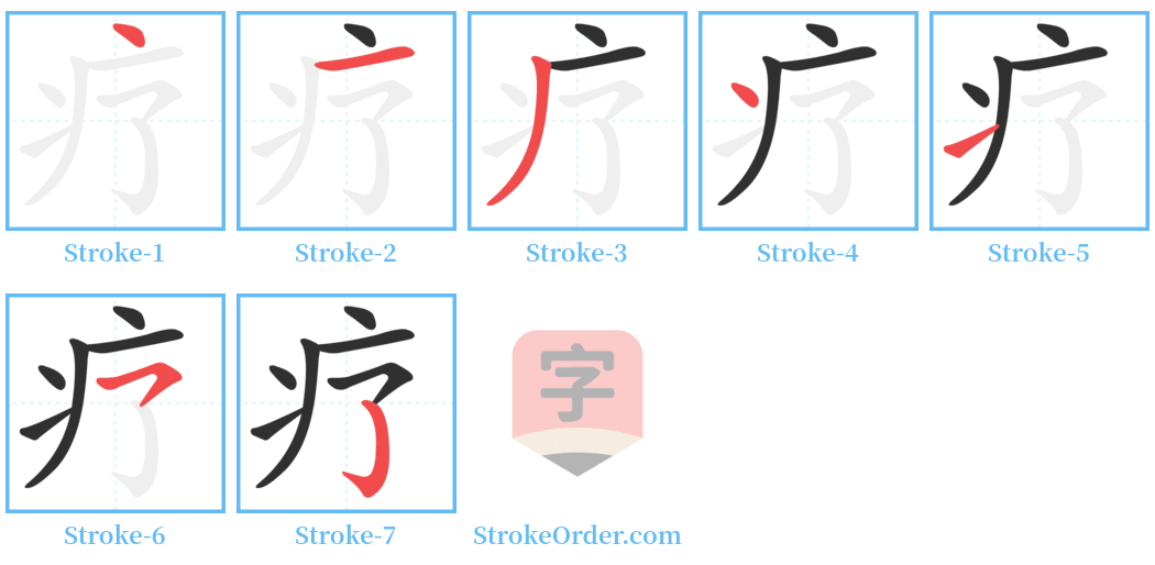 㿋 Stroke Order Diagrams