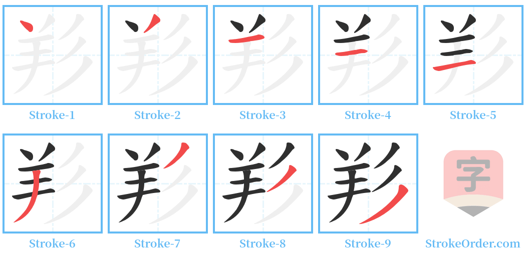 羏 Stroke Order Diagrams