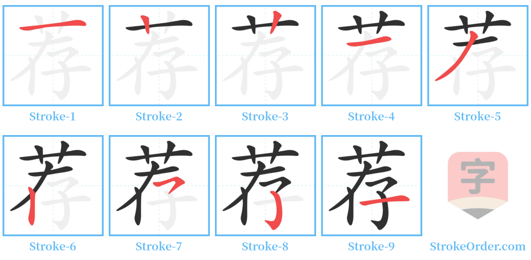 荐 Stroke Order Diagrams