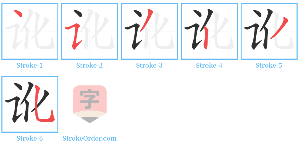 讹 Stroke Order Diagrams