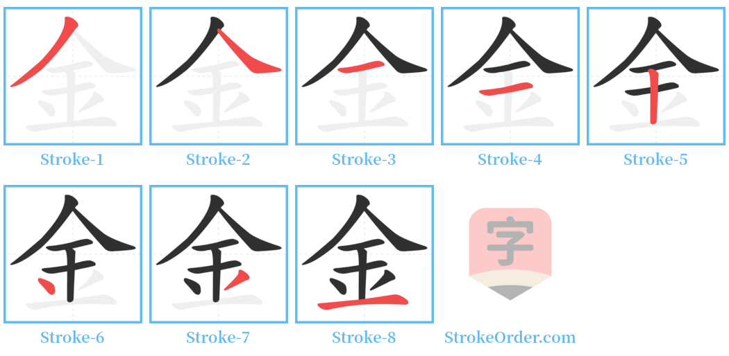 䤰 Stroke Order Diagrams