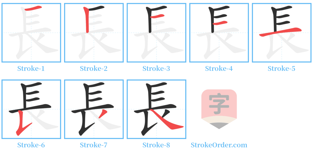 䦈 Stroke Order Diagrams