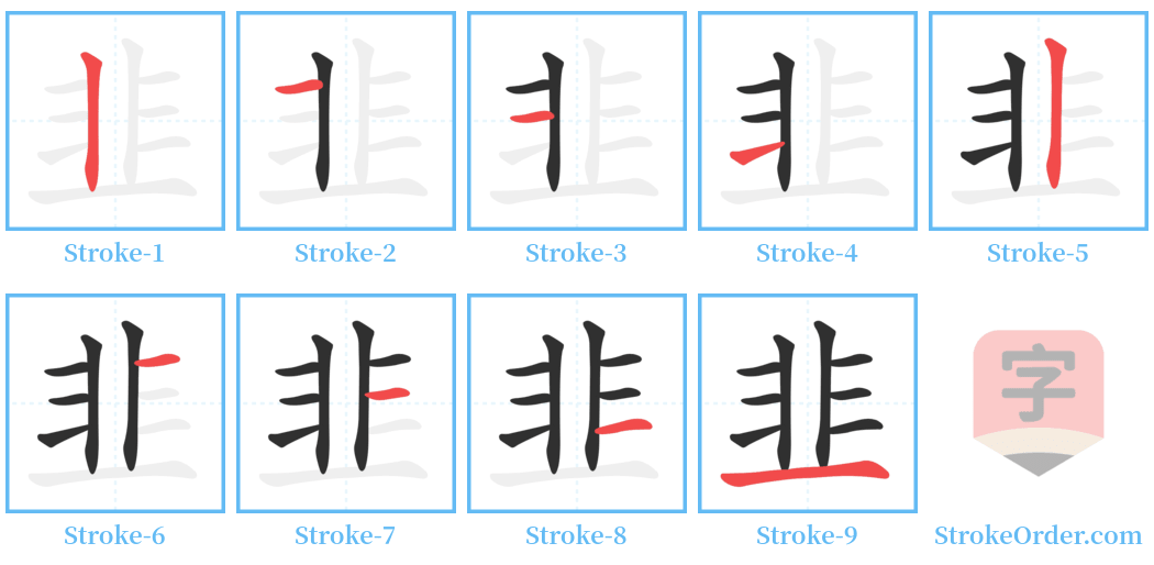䪤 Stroke Order Diagrams